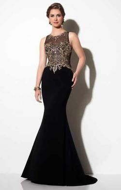 Style 12602 Studio 17 Black Size 10 Tall Height Mermaid Dress on Queenly