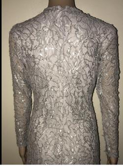 Tahari Silver Size 2 Straight Dress on Queenly