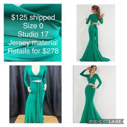 Studio 17 Green Size 0 50 Off Straight Dress on Queenly