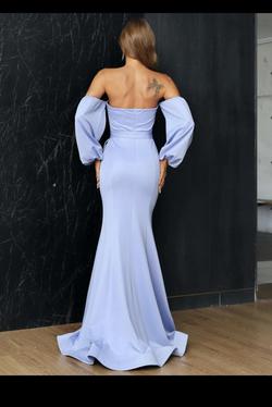 Miss ord Blue Size 8 $300 Mermaid Dress on Queenly