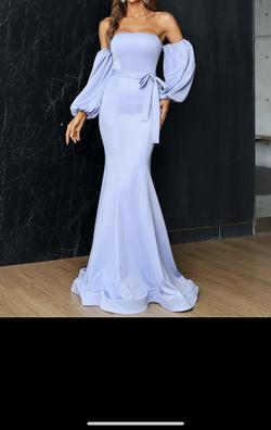 Miss ord Blue Size 8 $300 Mermaid Dress on Queenly
