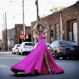 Sherri Hill Hot Pink Size 2 Pageant Prom A-line Dress on Queenly