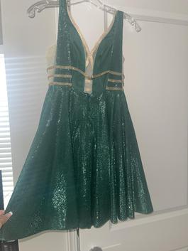 Jovani Green Size 0 Cocktail Homecoming A-line Dress on Queenly