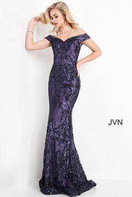 JVN by Jovani Purple Size 2 Pageant Prom Mermaid Dress on Queenly