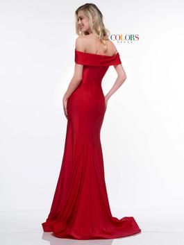 Style 2107 Colors Red Size 6 Fitted Prom Mermaid Dress on Queenly
