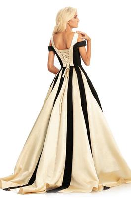 Style 9000 Johnathan Kayne Gold Size 10 Pageant Tall Height Pockets Prom Ball gown on Queenly