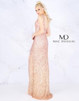 Style 4834 Mac Duggal Pink Size 12 Tall Height Side slit Dress on Queenly