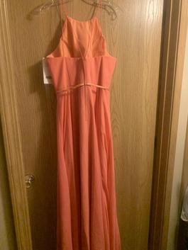 Christina Wu Pink Size 12 Black Tie Straight Dress on Queenly