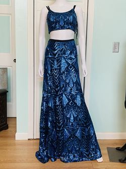 Madison James Blue Size 6 70 Off A-line Dress on Queenly