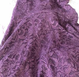 B.Smart Purple Size 16 Wedding Guest Spandex Cut Out A-line Dress on Queenly