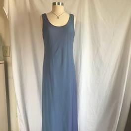 Patra Purple Size 14 Sheer Light Blue Straight Dress on Queenly