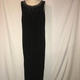 6th & Lane Black Tie Size 18 Plus Size Straight Dress on Queenly