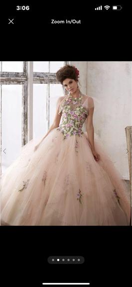 MoriLee Pink Size 14 Embroidery Sweet 16 Mori Lee Ball gown on Queenly