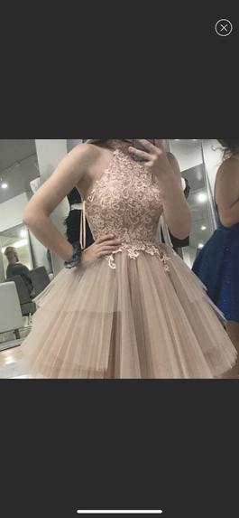 Ashley Lauren Pink Size 0 Floor Length Ball gown on Queenly