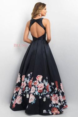Style 11136 Blush Prom Black Size 2 50 Off Floor Length Ball gown on Queenly