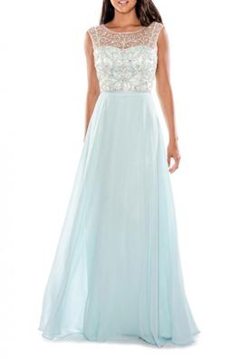 Decode  Blue Size 24 50 Off Jewelled A-line Dress on Queenly