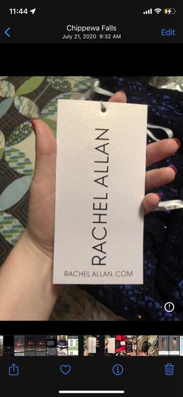 Rachel Allan Blue Size 12 Corset Two Piece Midi Cocktail Dress on Queenly