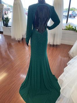 Johnathan Kayne Green Size 8 Jersey Straight Dress on Queenly