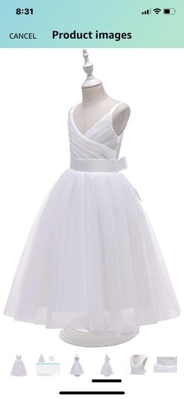 I have three flower girl dresses White Size 14 Girls Size Ball gown on Queenly