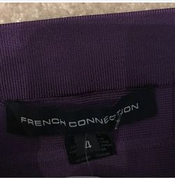 French Connection Purple Size 4 Strapless Cocktail Dress on Queenly
