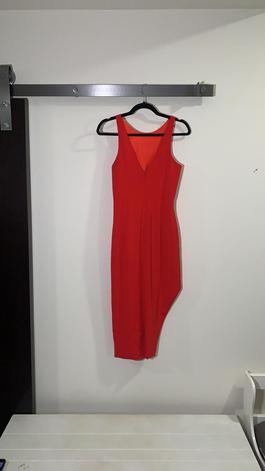 Jay Godfrey Red Size 4 Holiday Side slit Dress on Queenly