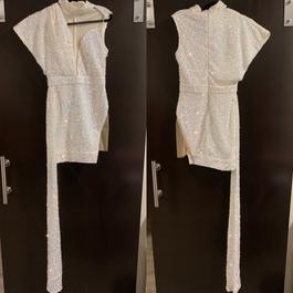 Custom White Size 4 Cocktail Dress on Queenly