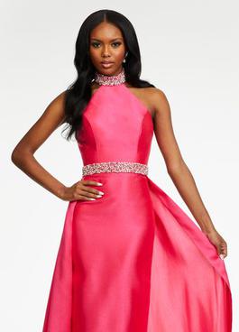 Style 11148 Ashely Lauren Pink Size 2 Tall Height Straight Dress on Queenly