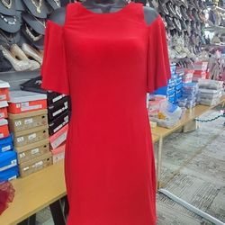 Style c416 Blush Prom Red Size 2 Jersey $300 Backless Cocktail Dress on Queenly
