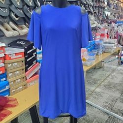 Style C416 BLUSH Blue Size 6 Backless Appearance $300 Cocktail Dress on Queenly