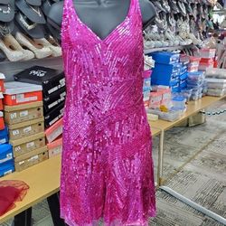 Style 3218 MAC DUGGAL Pink Size 12 50 Off Plus Size Summer Euphoria Cocktail Dress on Queenly
