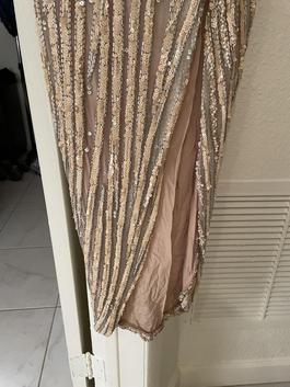 Bob Mackie Nude Size 6 Pageant Straight Dress on Queenly
