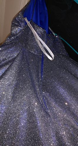 Sherri Hill Silver Size 18 Prom Ball gown on Queenly