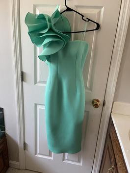 Jovani Green Size 00 Holiday Interview Cocktail Dress on Queenly
