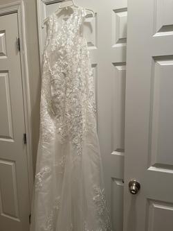 White Size 22 Mermaid Dress on Queenly