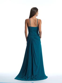 Style 10315 Dave & Johnny Blue Size 18 Tall Height Dave And Johnny Side slit Dress on Queenly