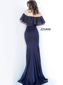Style 1152 Jovani Blue Size 6 Tall Height Mermaid Dress on Queenly