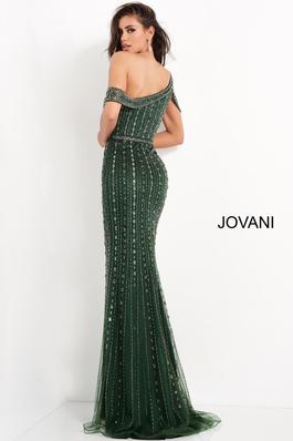 Style 03124 Jovani Green Size 6 Pageant Mermaid Dress on Queenly