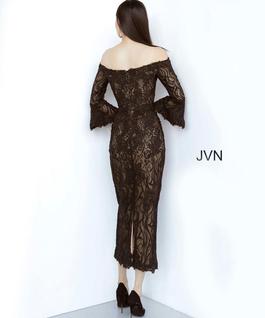Style JVN2241 Jovani Black Size 8 Tall Height Cocktail Dress on Queenly
