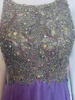 Blush Prom Purple Size 6 Floor Length A-line Dress on Queenly