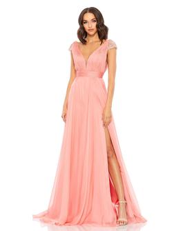 Style 67811 Mac Duggal  Pink Size 0 Side Slit Tall Height A-line Dress on Queenly