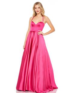 Style 677559 Mac Duggal Pink Size 6 Backless A-line Ball gown on Queenly
