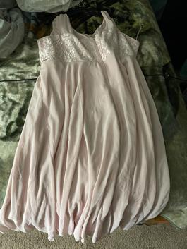 Violets and roses Pink Size 26 $300 A-line Dress on Queenly