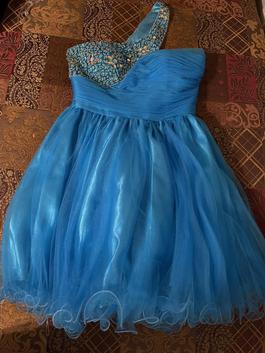 Ariadne Blue Size 18 Floor Length Sunday Ball gown on Queenly
