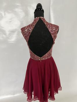 Sherri Hill Red Size 4 Midi $300 Cocktail Dress on Queenly