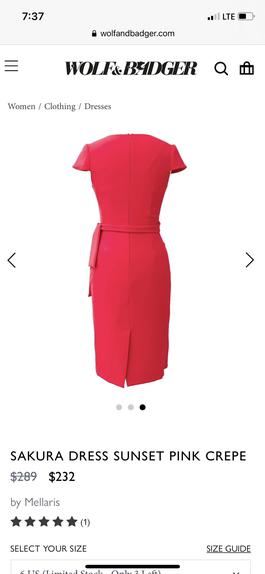 Mellaris Pink Size 16 Plus Size Cocktail Dress on Queenly