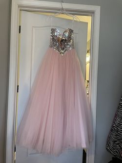 Sherri Hill Pink Size 2 Floor Length Ball gown on Queenly