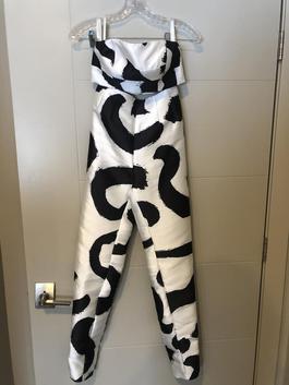 Mac Duggal Multicolor Size 2 Floor Length Interview Print Jumpsuit Dress on Queenly