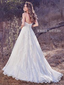 Style Olea Maggie Sottero White Size 8 Ivory Ball gown on Queenly