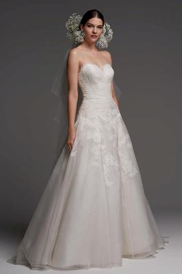 Style 4003B Watters White Size 12 Ivory Ball gown on Queenly