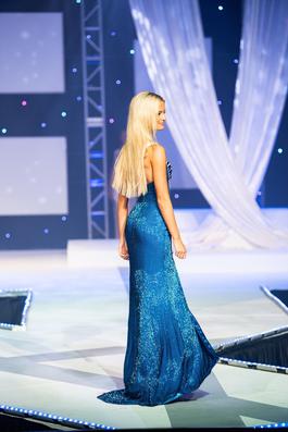 Sherri Hill Blue Size 0 Pageant Side slit Dress on Queenly